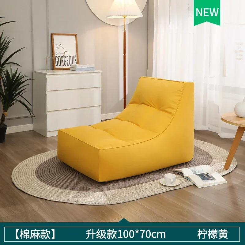 Floor Bedroom Bean Bag Sofa Lazy Cover Exterior Single Sofa Recliner Adults Relaxing Salas Y Sofas Muebles Furniture Living Room