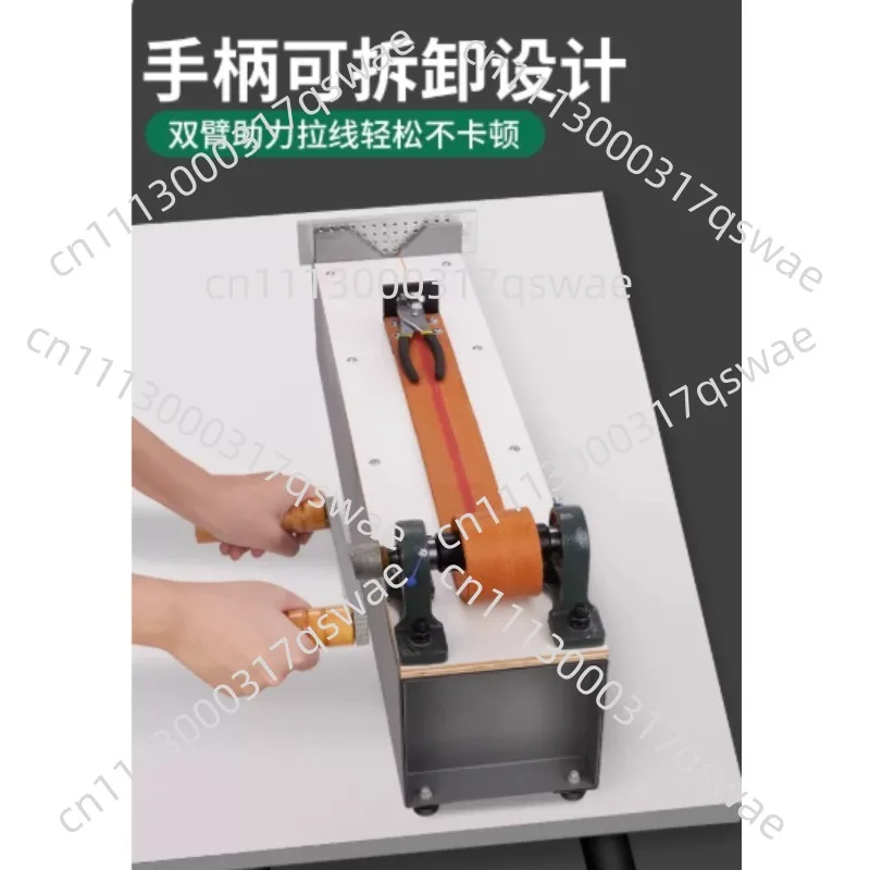 Desktop Hand Operated Jewelry Wire Drawing Machine Wire Drawing Plate Booster Processing Equipment