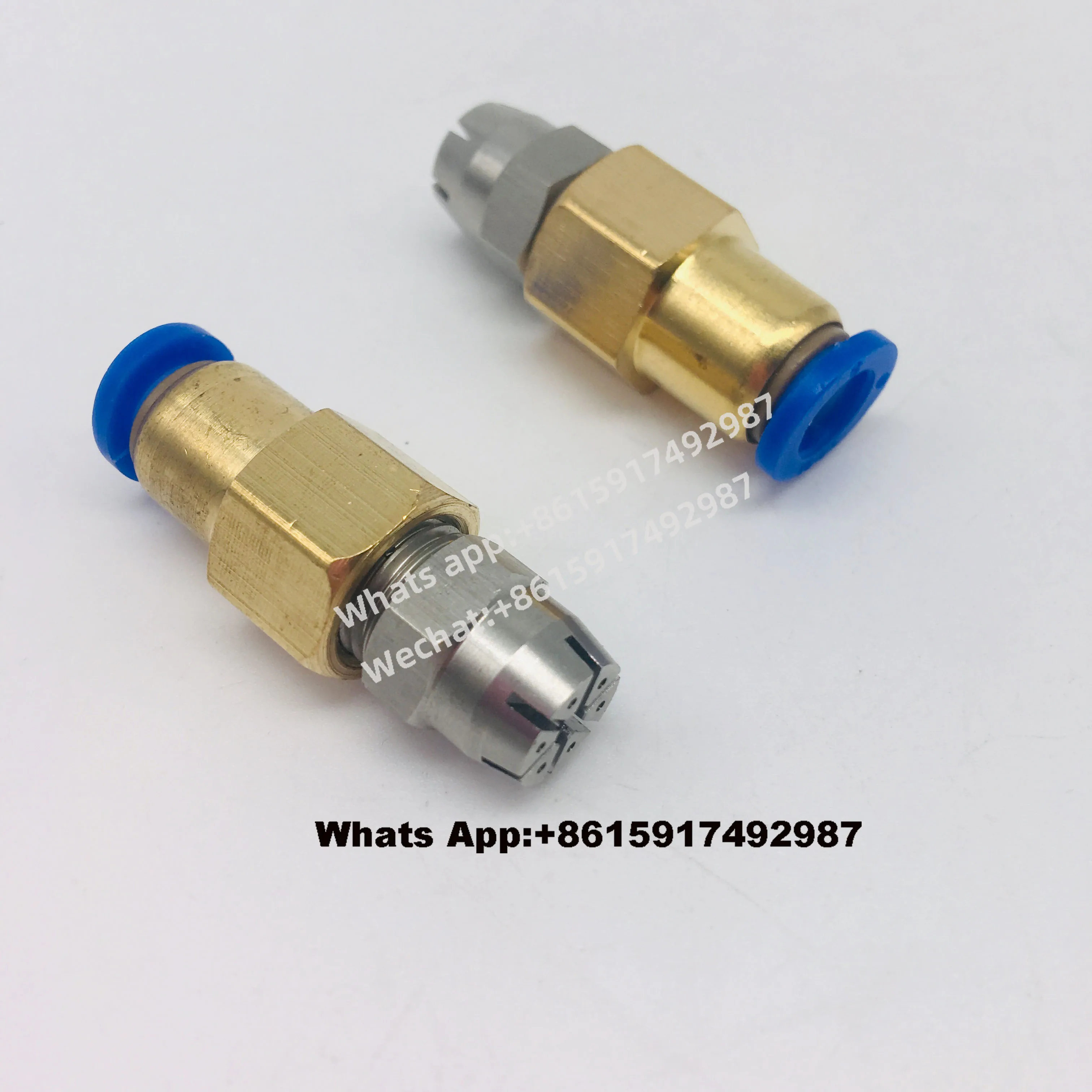 

1/4" 6 Holes Round Type Stainless Steel Wind Jet Spray Nozzle, Compressed Air Knife Blowing Nozzle With Female Connector