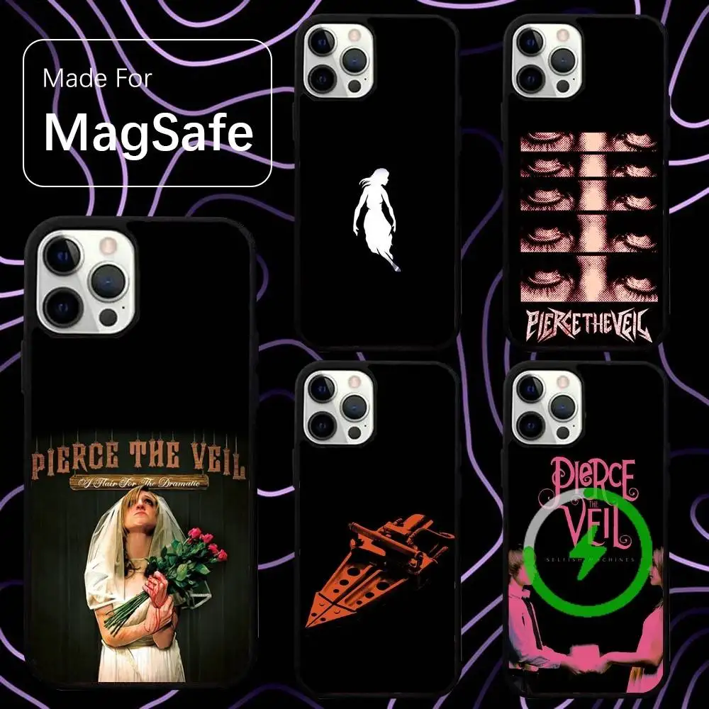 

P-Pierce The Veil The Jaws of Life Phone Case For iPhone 16,15,14,13,12,11,Pro,Max,Plus,Mini Magsafe Magnetic Wireless Charging