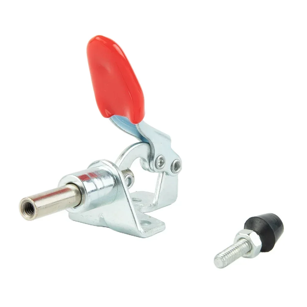 Oumefar 2-Pack Quick Release Toggle Clamp – 850 Lbs (386 Kg) Capacity, 305E Push Pull Latch Clamp For Welding, Woodworking & Fixtures
