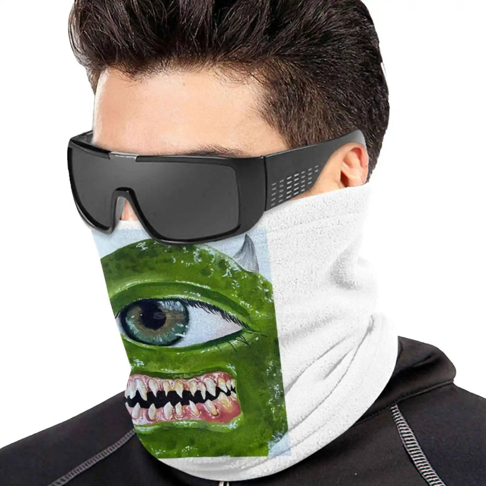 Michael Wazowski Knitted Hat Warm Beanie Outdoor Caps Monsters Scary Creepy Green Eye Teeth Horror Monster S Inc Sulley Pixar image 6