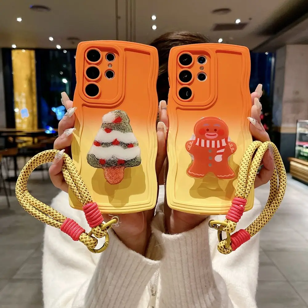 Dla Samsung Galaxy A73 A53 A33 A23 A13 A72 A72 A52 A32 A22 miękkie silikonowe etui bożonarodzeniowe ochraniaj tylną zatoczkę dla Samsung A71 A51 A70 50