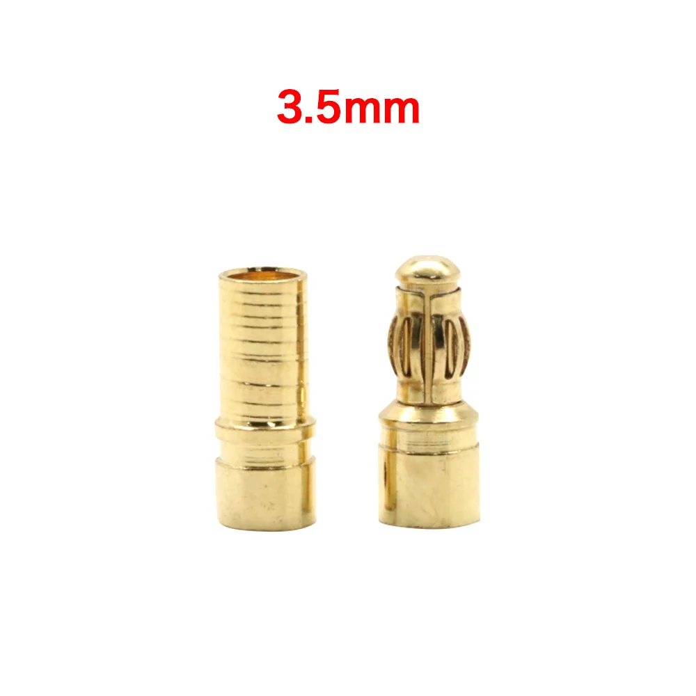 GTIWUNG 10 Paires EC5 – Connecteurs Banane 5mm Mâle/Femelle, 100A, Pour RC Lipo, Hélicoptère, Batterie
