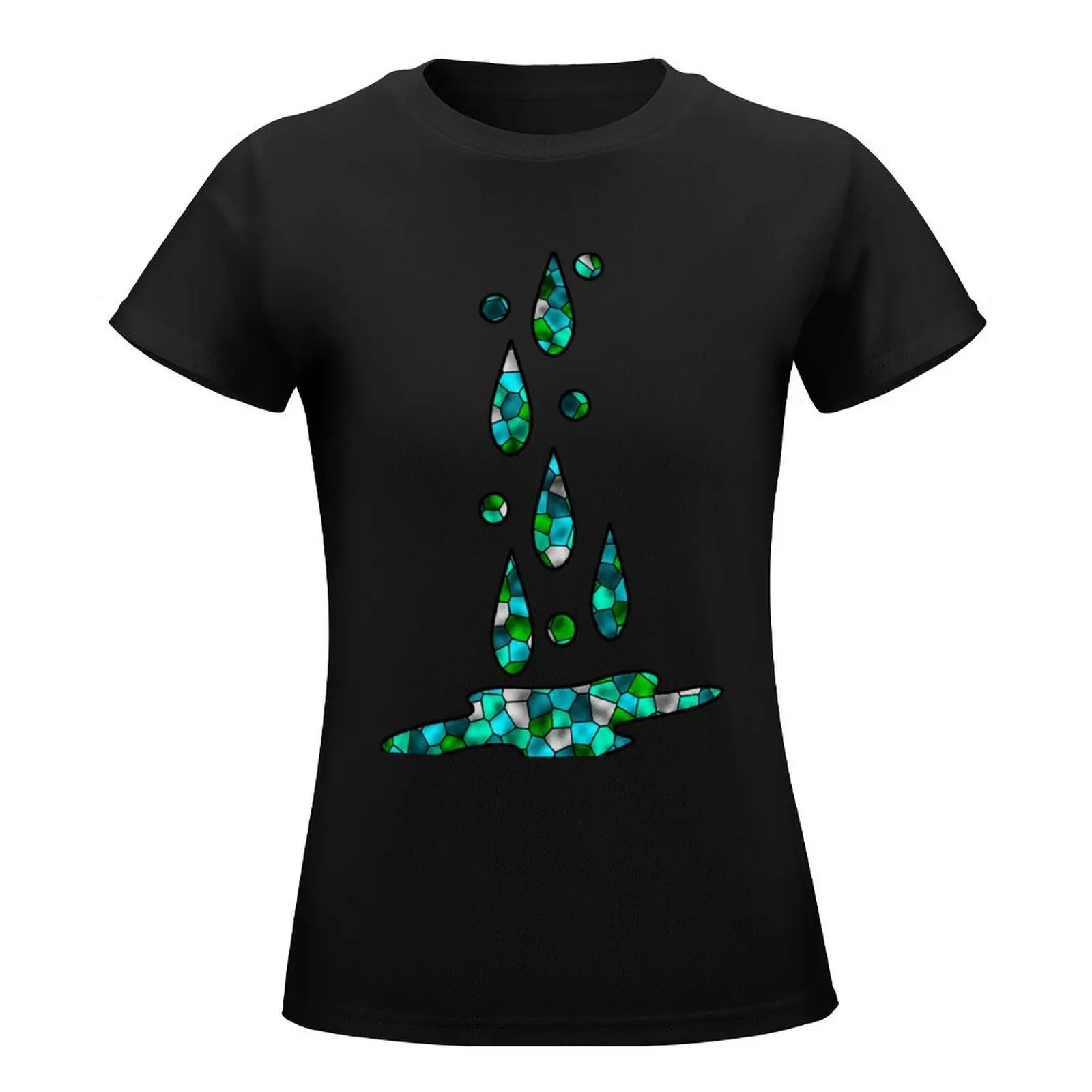 Ocean Pebbles T-Shirt anime clothes funny t-shirt dress for Women long