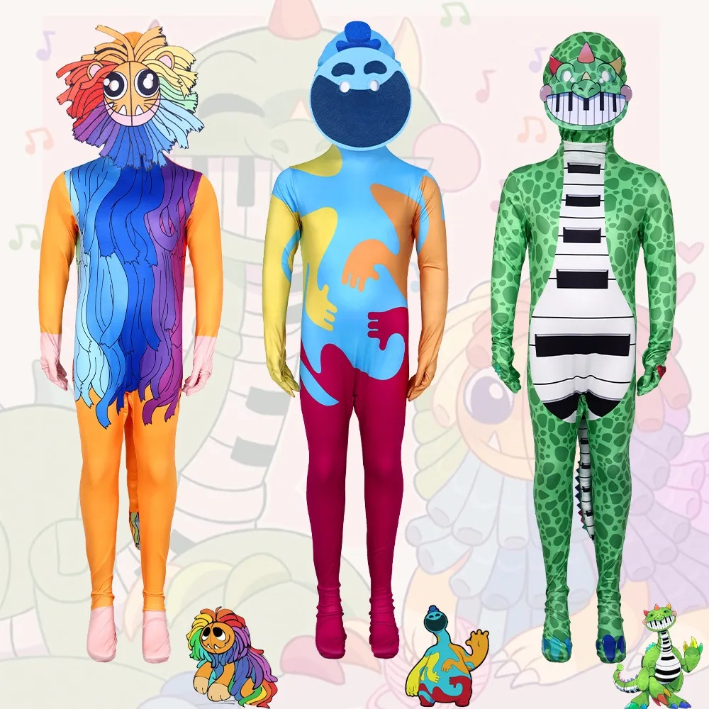 

Кошмар Critter, косплей, пряжа, красочный лев, пианозавр, Poppy Doeys, костюм Дугомана, детский костюм для игр на Хэллоуин