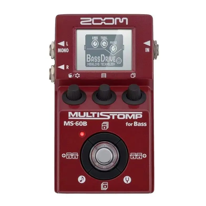 ZOOM MS-50G+ 60B Electric Guitar and Folk Guitar with Comprehensive Effect Musical Instrument Accessory