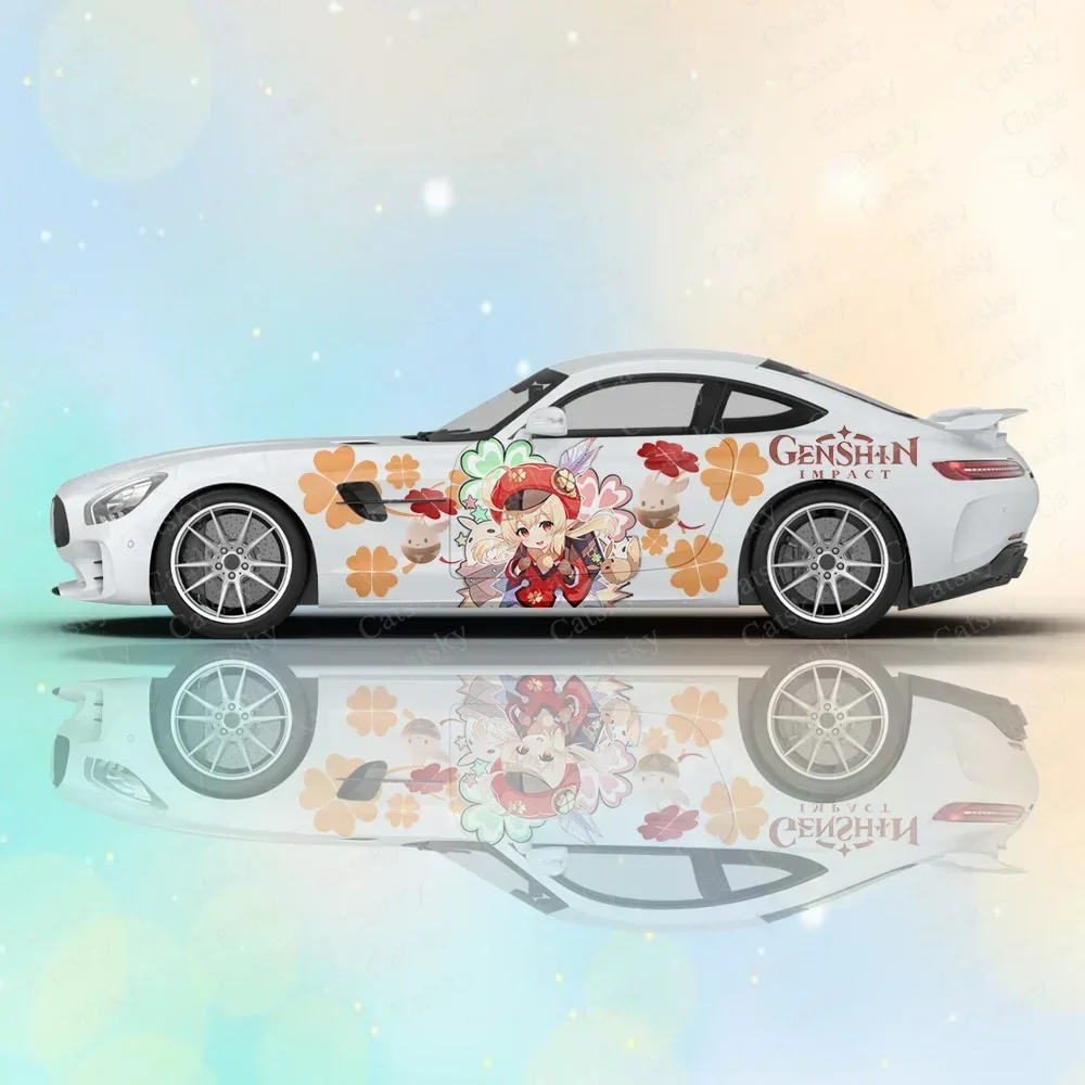 Klee (Genshin Impact) Anime Car Body Stickers Anime Itasha Vinyl Car Side Decal Sticker Car Body Sticker