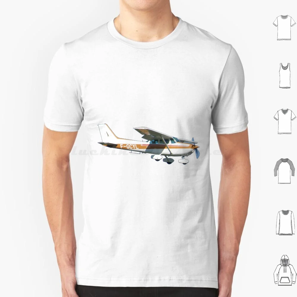 Cessna 172 T Shirt Cotton Men Women DIY Print Cessna 172 Skyhawk Cessna Piston Single Engine Small Airplane 172 Skyhawk