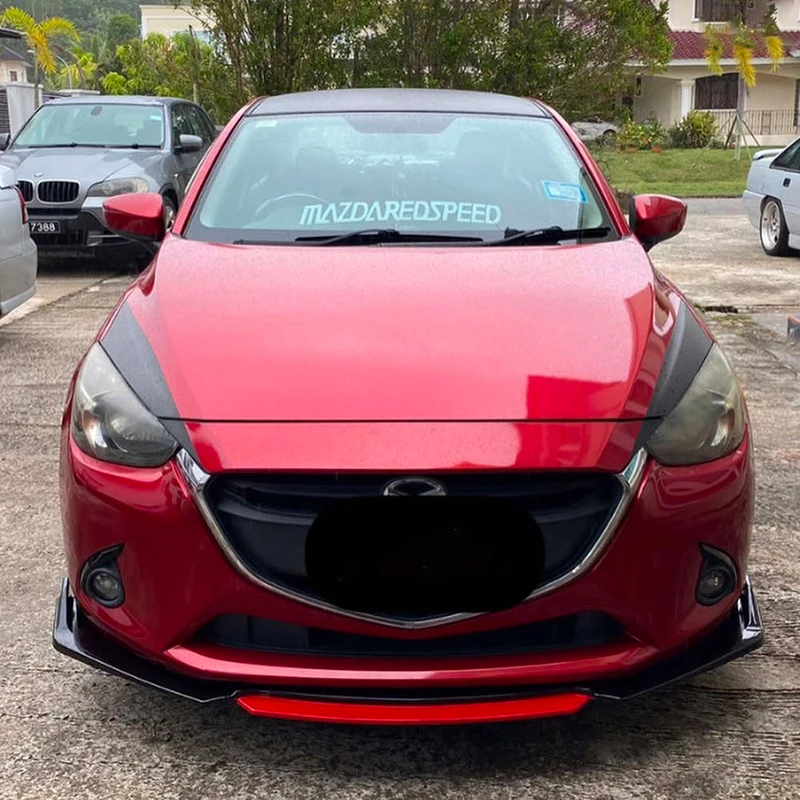 

For 2014-2025 Mazda 2 DJ DL ABS Front Diffuser Lip Bumper Splitter Body Kit Accessories Spoiler