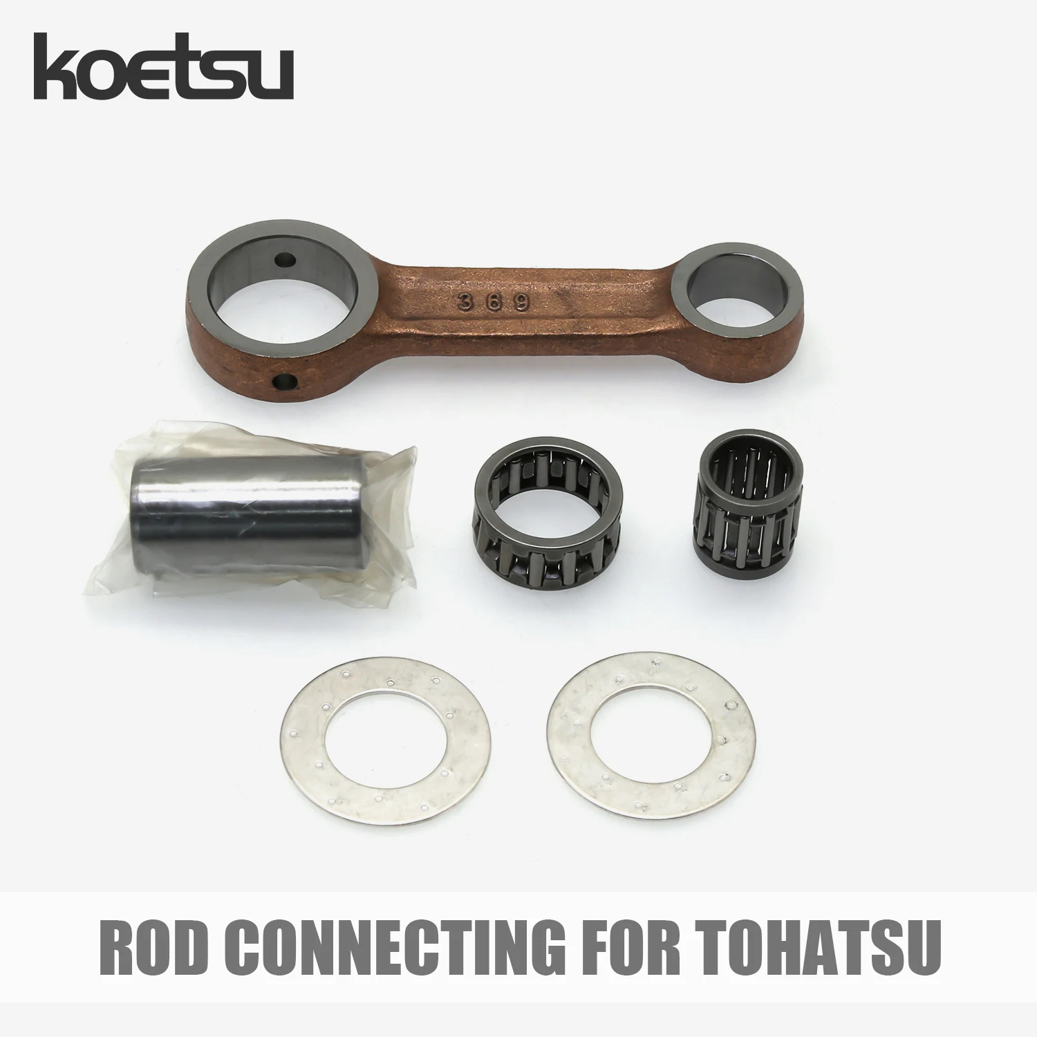 Шатун KOETSU в сборе — для подвесных гребных двигателей TOHATSU (3–40 л.с., 2-тактный)