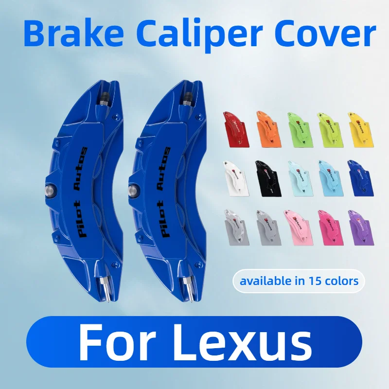 For Lexus Car Brake Caliper Cover Aluminum Alloy Metal For Lexus CT IS ES NX RX UX LX F-Sport