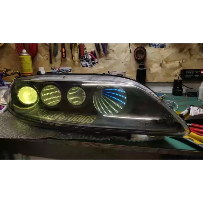 Car For Mazda 6 Headlights modified Personalized Custom Tuning Theme Graffiti Abyss Headlights Automotive Accessories