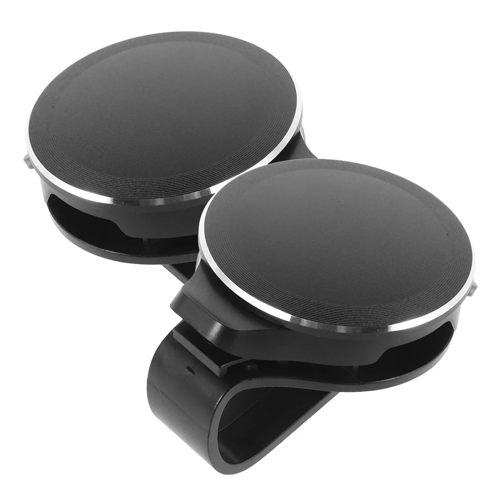 

2Pcs Car Visor Glasses Holder Clip Aluminum Alloy Sunglasses Storage for Driver Passenger Space Saving Eyeglass Organizer