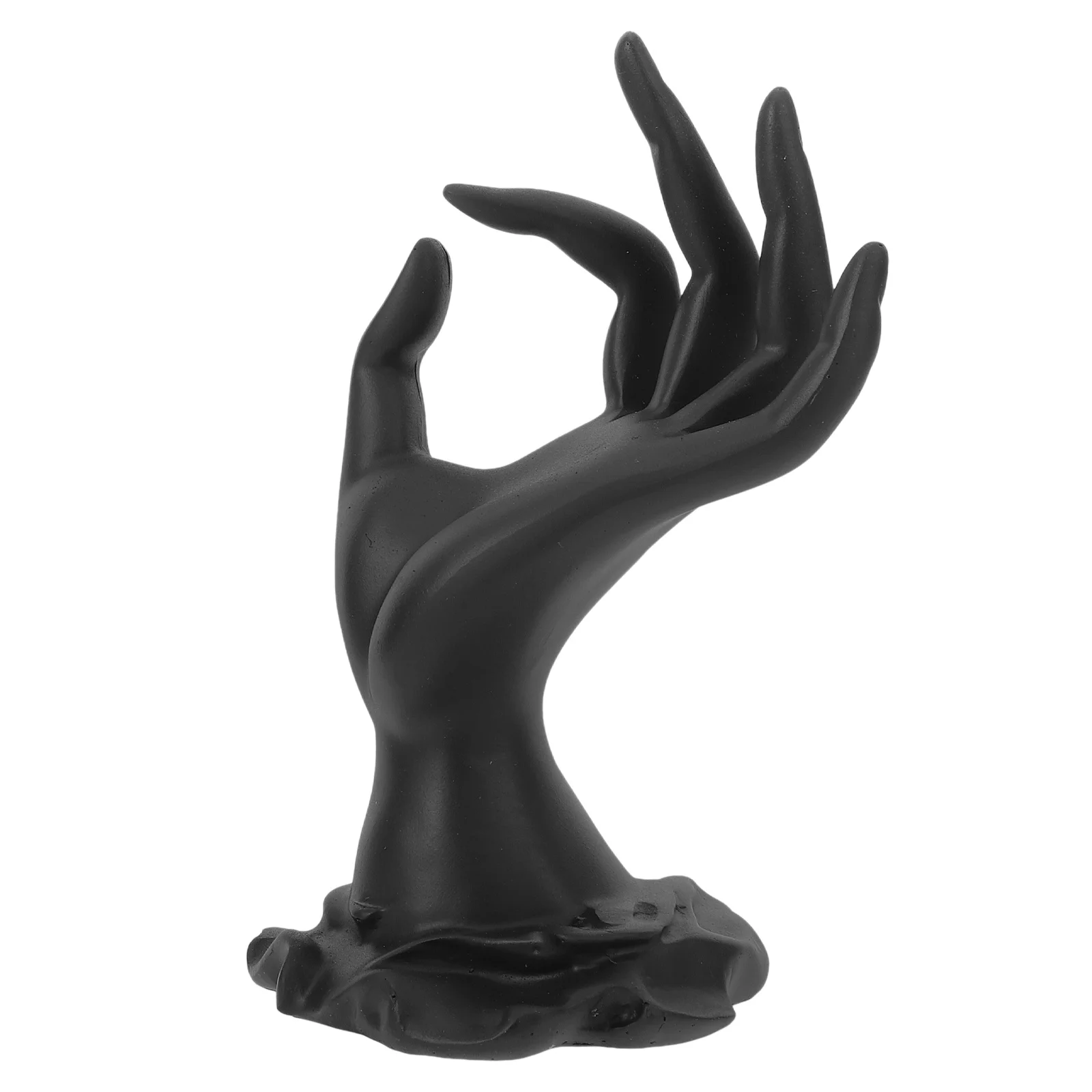 Jewelry Display Stand Resin Ring Bracelet Holder Tabletop Storage Display Compact Decorative Accessory Delicate Hand-Shaped