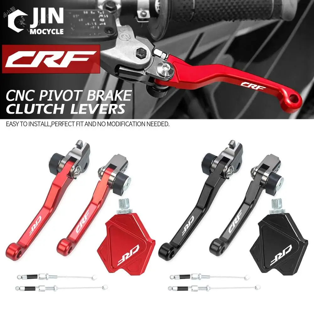 

Brake Clutch Levers Stunt Clutch Pull Cable Lever Easy System For HONDA CRF250R CRF450R 2004 -2006 CRF 250 X CRF450X 2005 -2018