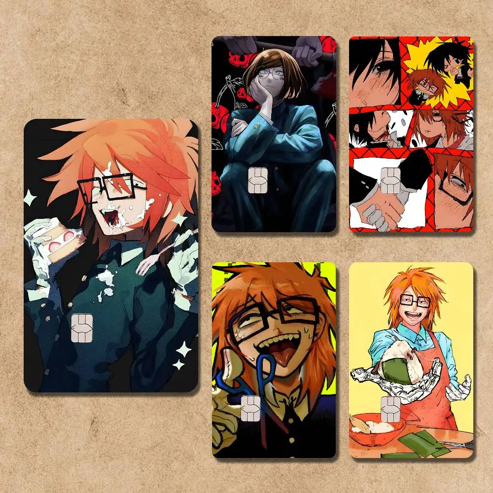 

R-Rnfren Randal Luther Nyon Credit Card Skin Party Stickers for Visa Bank Card Bus Metro Access Card Pvc Waterproof Decal Gift