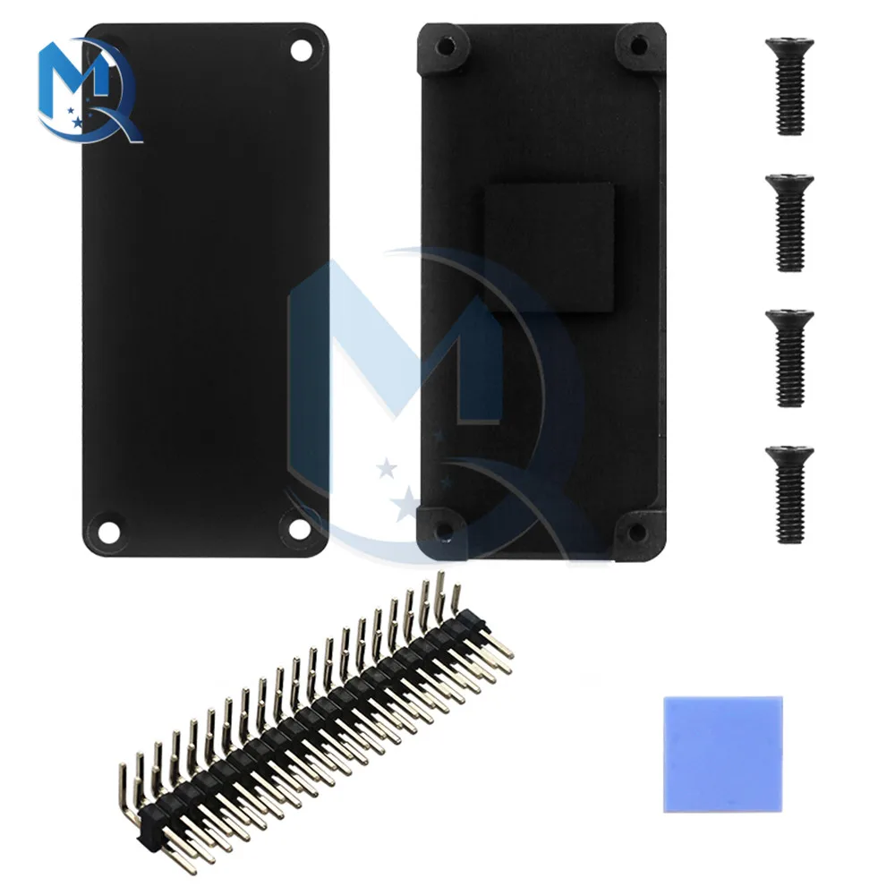 Acrylic Aluminum Alloy Protective Shell For Raspberry Pi Zero 2w Protection Case Curved Needle/Straight Needle