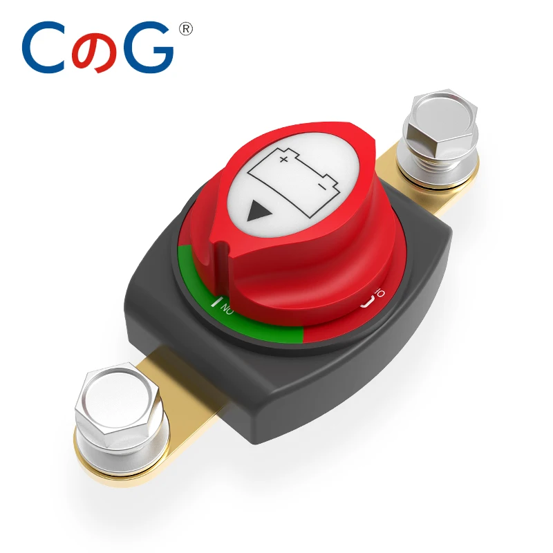 CG On/Off Side Post Battery Disconnect Switch 275A 12-48V Power Cut Master Switch Disconnect Isolator for Car RVs Marine Boat