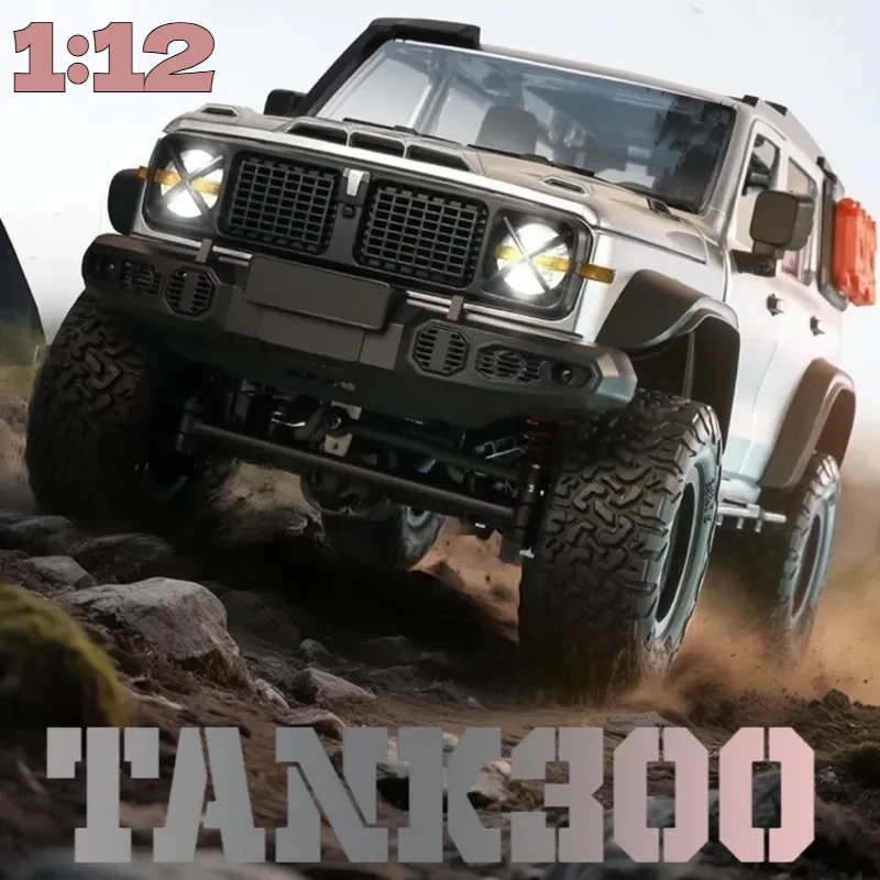 1:12 Mangniu New Product Mn300 Tank Remote Control Model Car Rc Climbing Four-Wheel Drive Off-Road Vehicle Model Toy Boy
