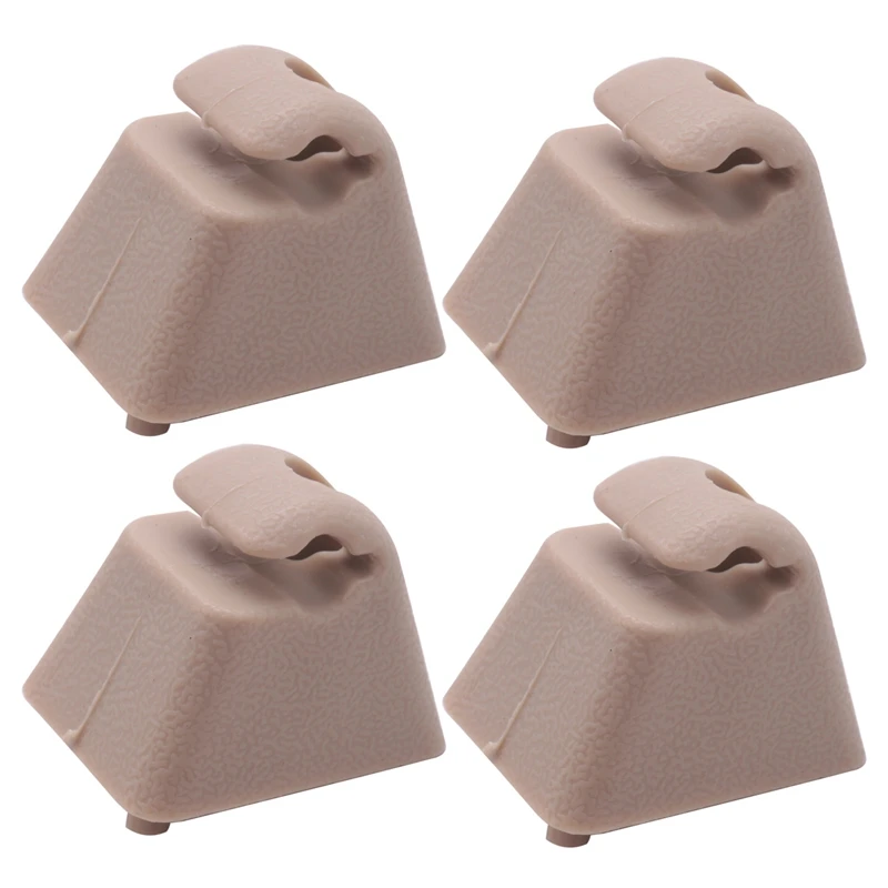 4X Beige Sunshade Holder Fix Clip Holder Hanger For Vauxhall CORSA ASTRA VECTRA TIGRA VIVARO