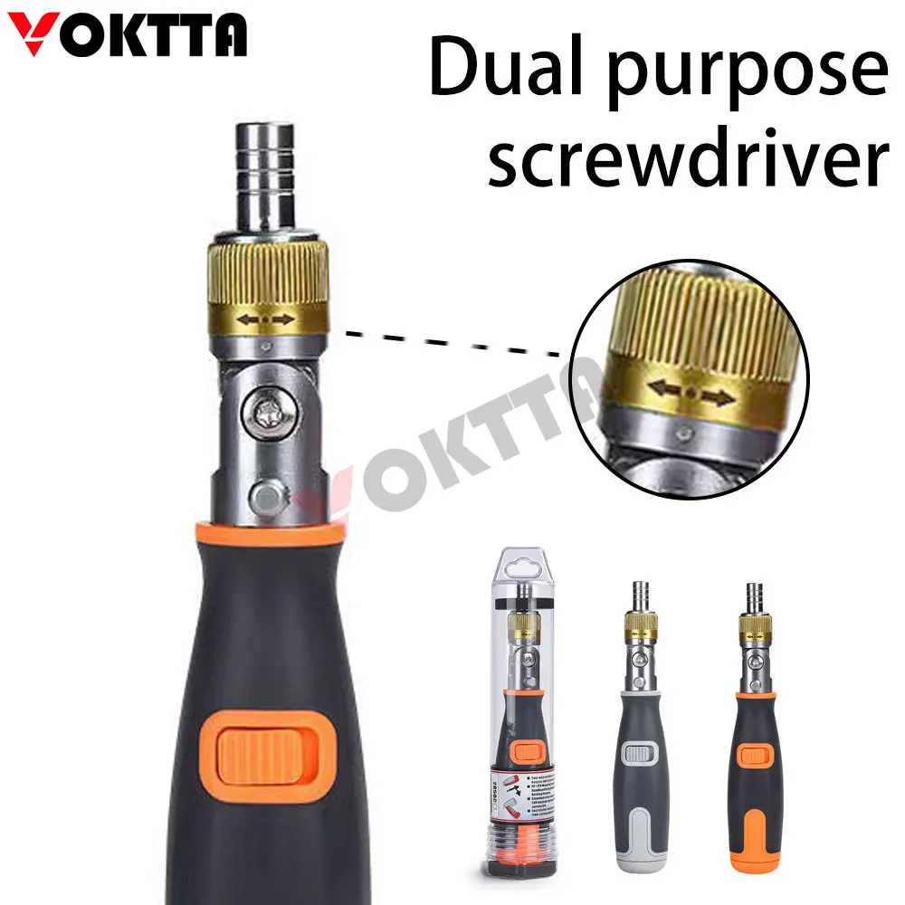 Portable Manual Ratchet Screwdriver Hidden Screwdriver Head Multi Angle Corner Capable Multifunctional Precision Screwdriver Set