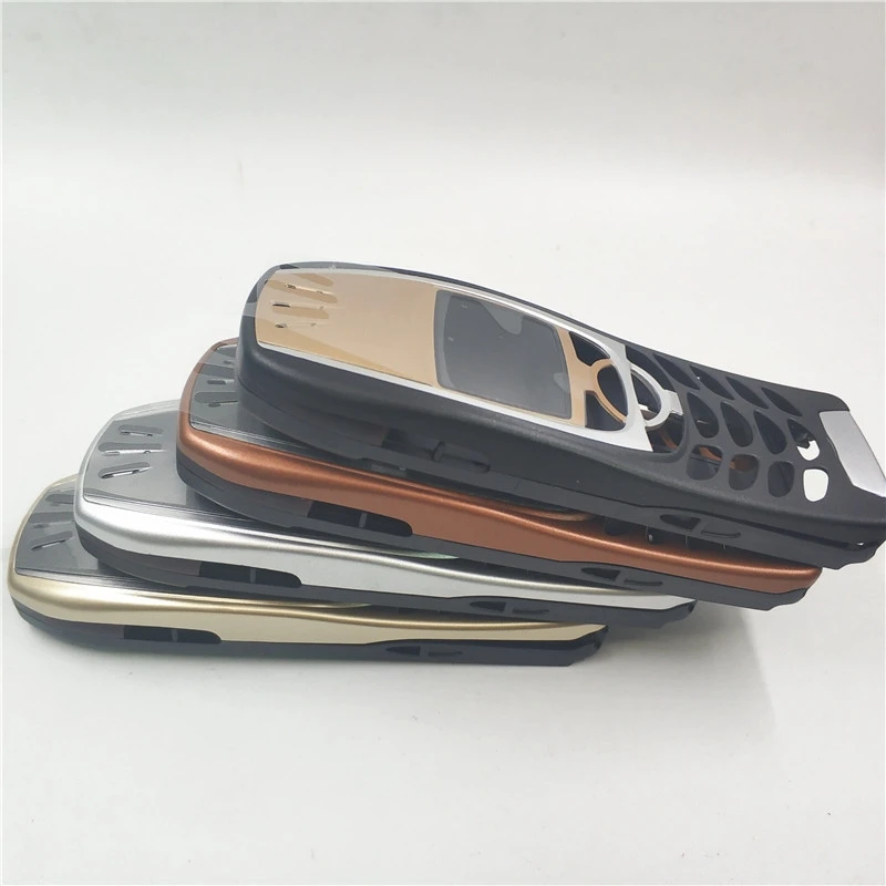 Voor Nokia 6310 Cover Case Behuizing 6310i Batterij Deur Midden Frame Voorkant Vervang Deel (Geen Telefoon Toetsenbord Toetsenbord) + Logo