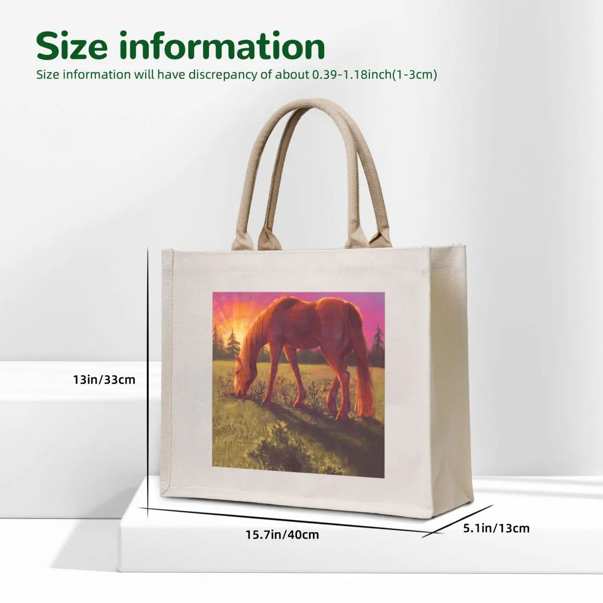 Sunset snackin Tote Bag Shopper canvas tote bag Gift bags personalized tote