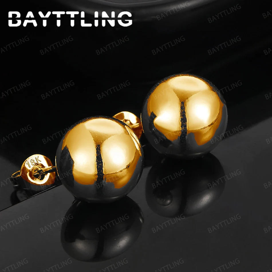 

2025 Luxury 925 Sterling Silver 8mm Exquisite Simple Round Bead Earrings Women's Accessories Jewelry Fashion Gift Wedding