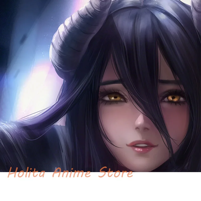 Dakimakura Albedo Anime Double-sided Print 2WAY Life-size Body Pillow Cover Pillowcase