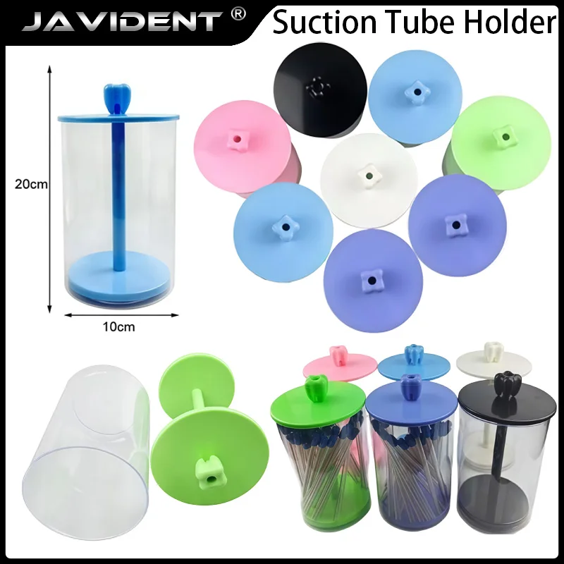 1Pcs Dental Supplies: Dust-Proof Storage Bucket for Dental Saliva Suction Tubes; Suction Unit Collection Tubes