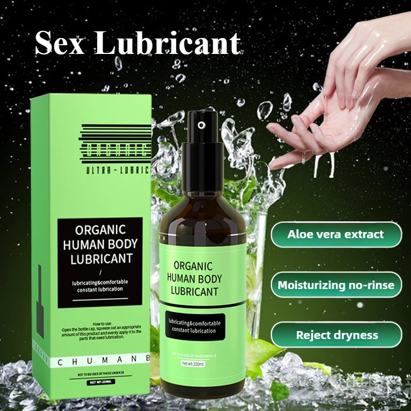 Lubricante a base de agua de 100ML, parte privada, lubricantes duraderos para orgasmo mejorado, Gel de amor, productos fáciles de limpiar, loción lubricante