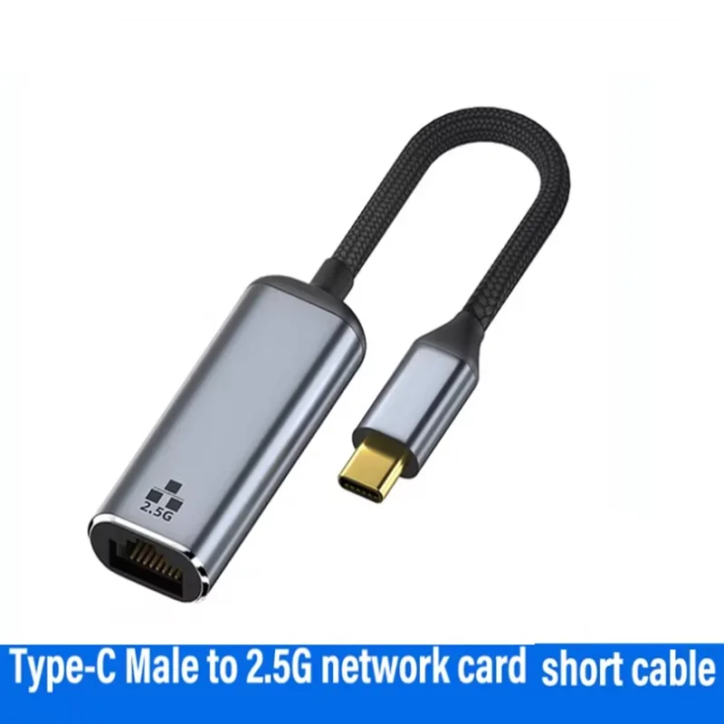 

2.5G Gigabit Network card Adapter USB C Ethernet Adapter Type-C to RJ45 2.5 Gigabit Ethernet connector RJ45 LAN Converter