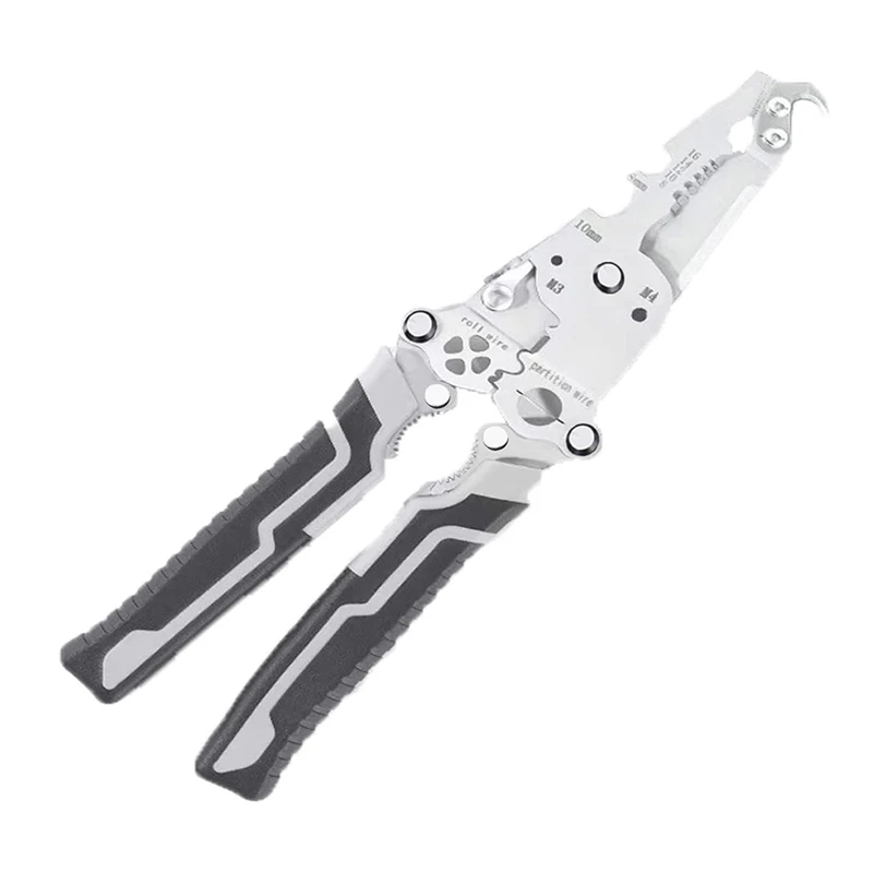 LJL-Wire Stripper Crimper,18 In 1 Foldable Wire Stripper,Electric Wire Stripper,Quick Strip Wire Stripper