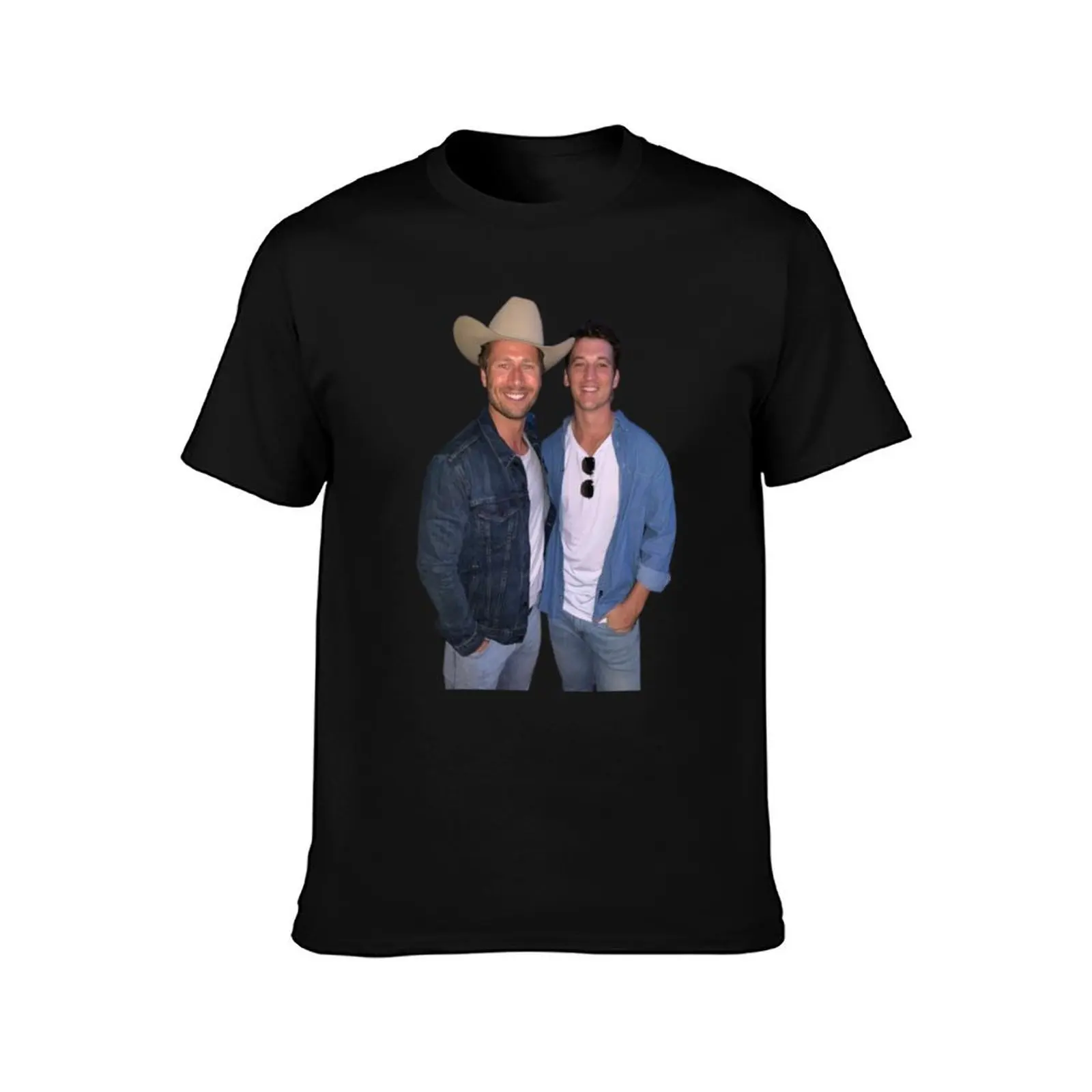 Glen Powell & Miles Teller T-Shirt Industrial Work Tee Shirt T-Shirt