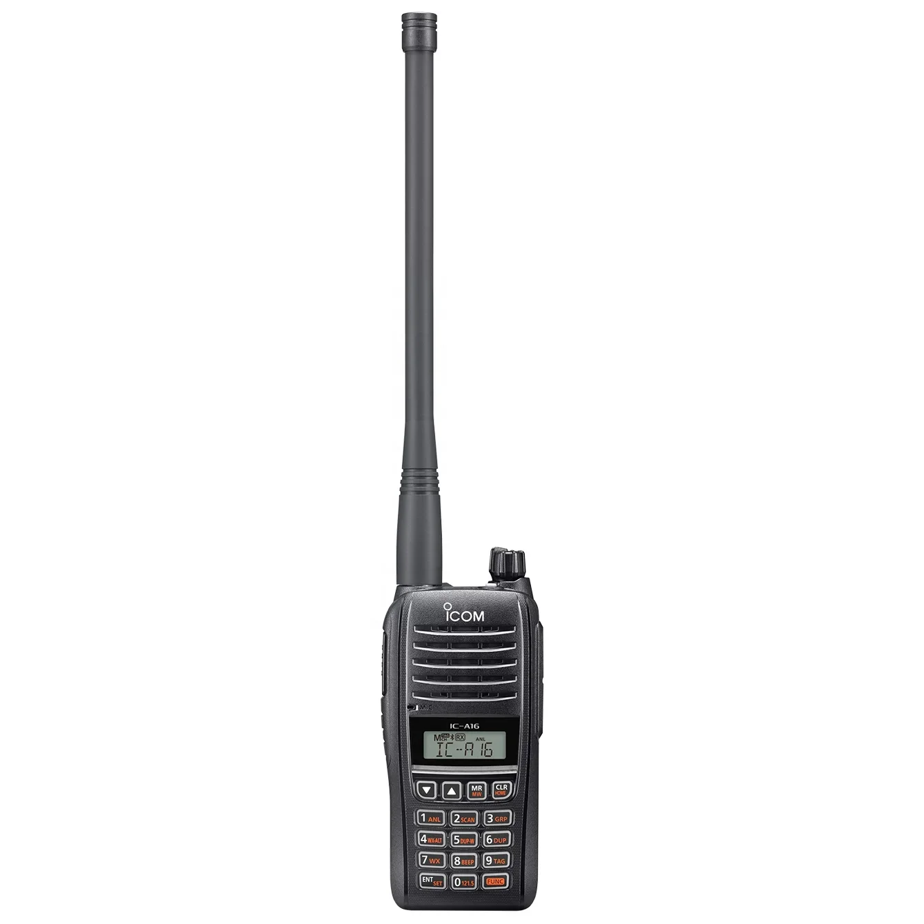 IC-A16 ICOM VHF Air Band Transceptor Rádio Portátil para Comunicação Plana IP54 Rádio Ground To Air com Língua Principal