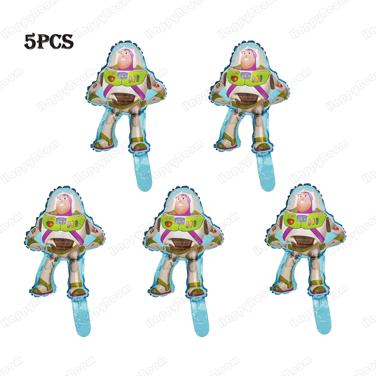 10pcs Mini Cowboy And Astronaut Foil Balloon Cartoon Doll Theme Balloon Kid Birthday Party Decoration Cartoon Party Supplies