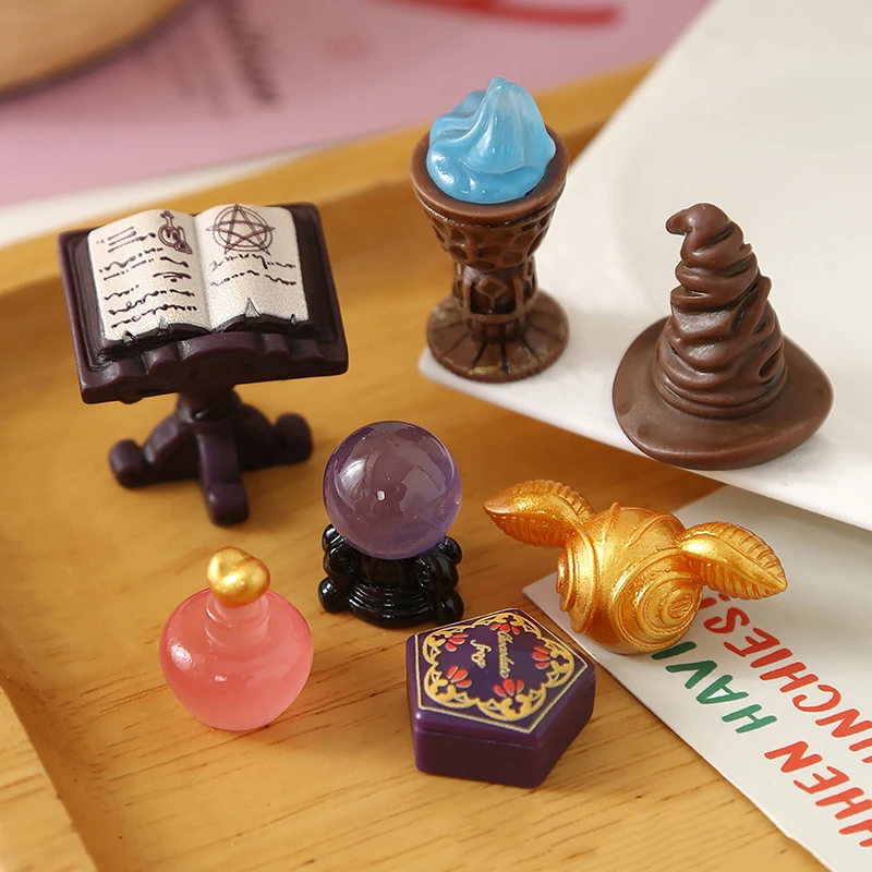 Mini accessoires d'académie magique pour maison de poupée, échelle 1/12, décorations de maison jouet pour enfants