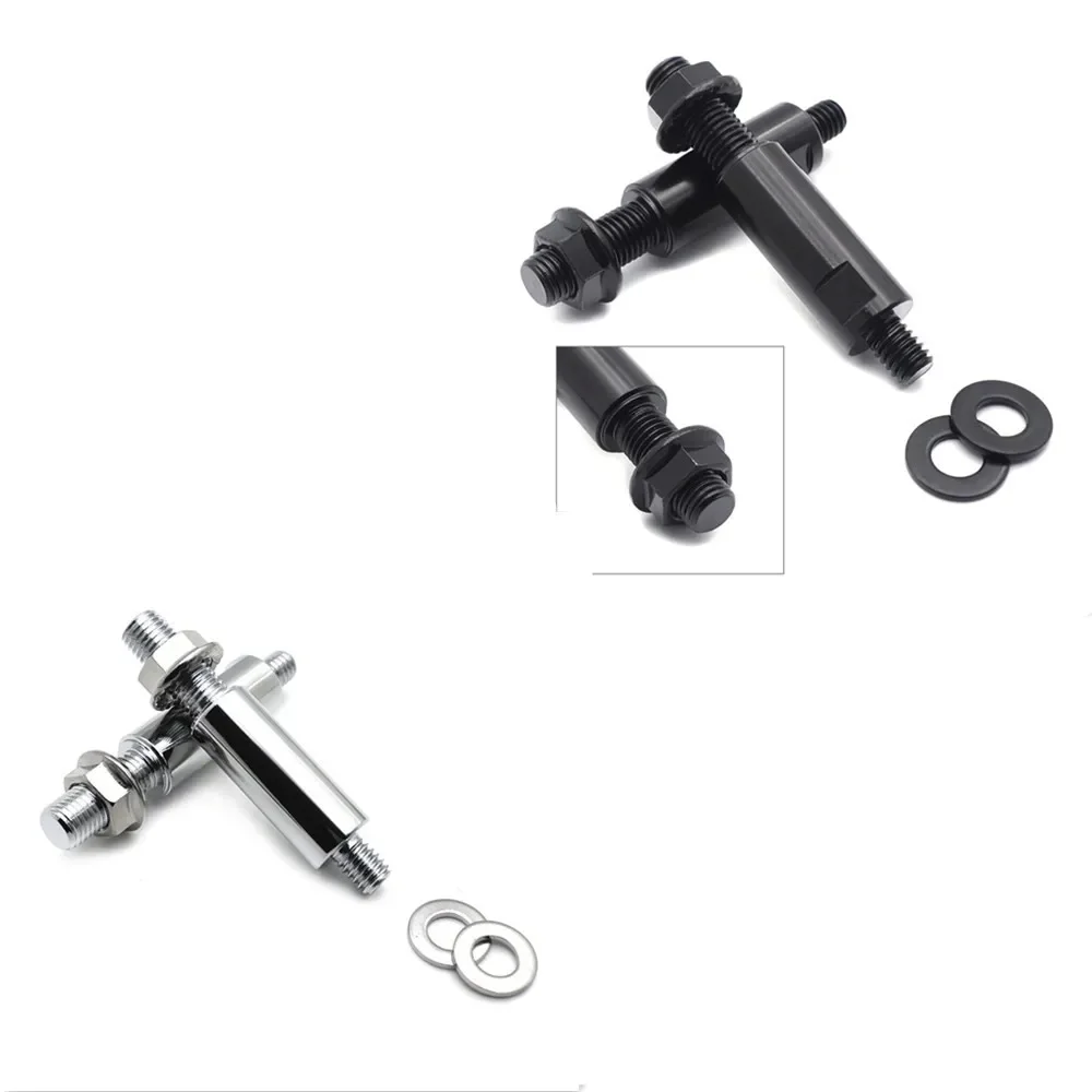 

Motorcycle 1-1/2" Clockwise Raised Mirror Adapters For Honda Suzuki Kawasaki Indian Victory All Year