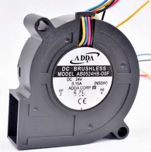 Para inversor AB0524HB-D0F 50mm ventilador 5cm 5015 50x50x15mm DC24V 0.15A 4 cables pwm ventilador de refrigeración