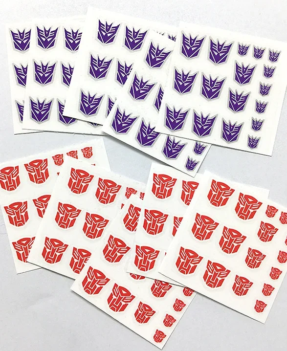 Decepticons Autobots G1 Stickers 45+ Symbol Decal for Custom DIY Scene Accessories Decoration Car Sticker