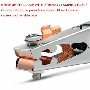 Bir klip Arazi kaynak makınesi, Elektrik Kelepçesi, konnektör, argon arkı kaynak, Kelepçe, Zemin, 800A-1000A kelepçe metre, 300A 500A, 1 Adet Çenelerin ilk 10 satışı, kaynak için №10