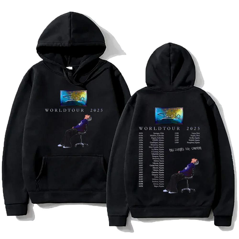 

Rapper Trueno Fashion Hoodie Trueno World 2025 Tour Pullover Male Hip Hop Punk Rock Streetwear Men Women Casual Fleece Sudaderas