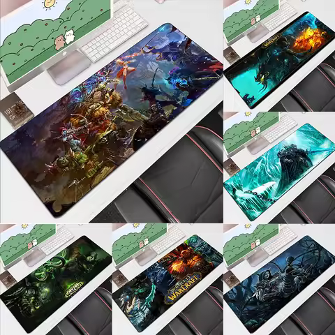 World of Warcraft Gaming Mouse Pad Computer XXL Game Mats Deskmat Mousepad Mause Anime Office Pads Large Area Pc Laptop Carpet