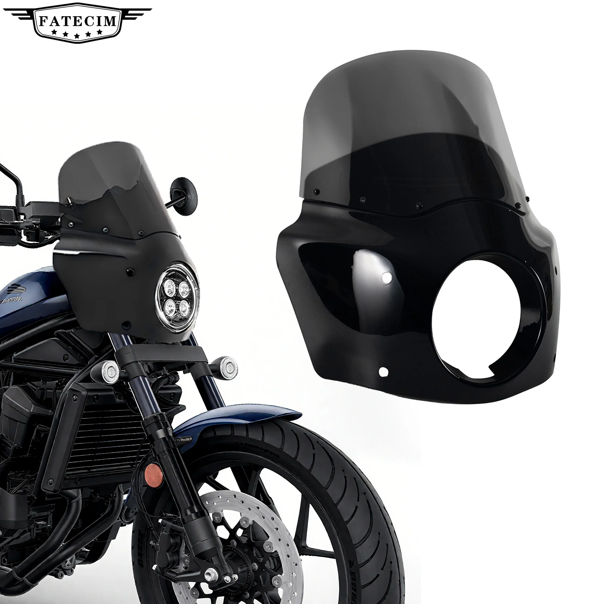 CMX1100 Moto Faro Anteriore Copertura Parabrezza Road Warrior Style Carena Per Honda Rebel CMX1100 CM1100 2021 2022-23 2024