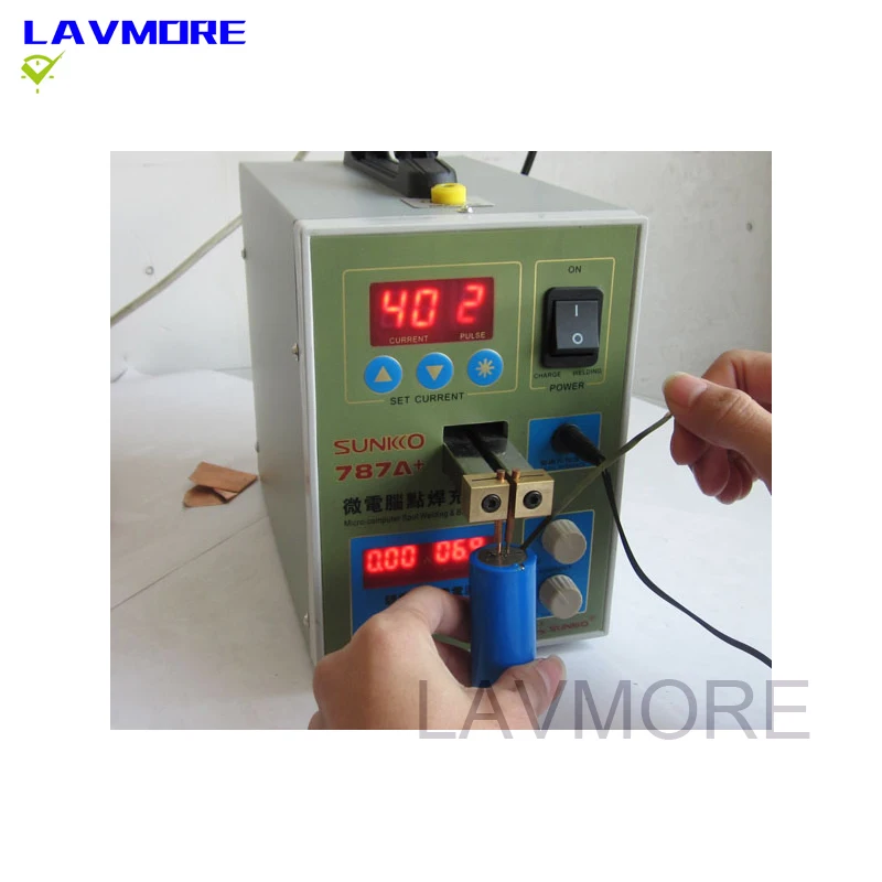 

Spot Welder with LED light Battery Welder Applicable Notebook Phone Battery Precision Welding Pedal 787A+ Battery Spot Welder