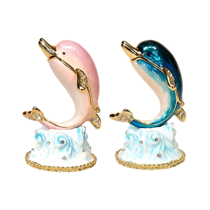 Wedding Jewelry Display Case Dolphin Jewelry Organizers Small Storage Box