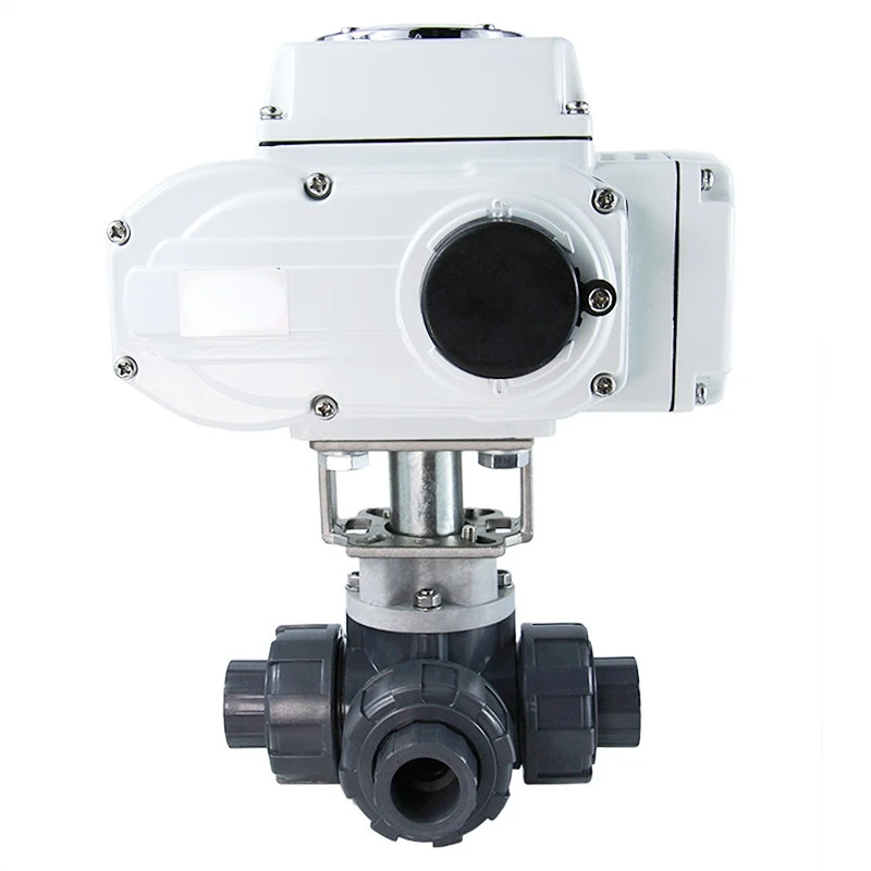 Explosion Proof Electric Actuator Double Union Ball Valve