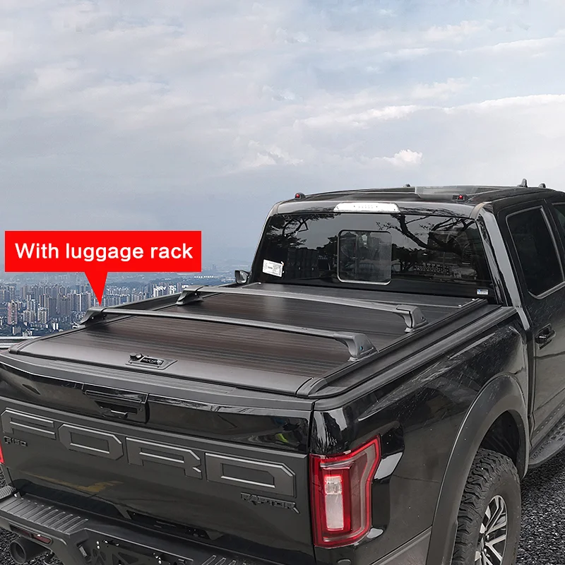 Car Parts Roller Lid up Pick up Truck Aluminium Alloy Tonneau Cover for Chevrolet Silverado 2019+
