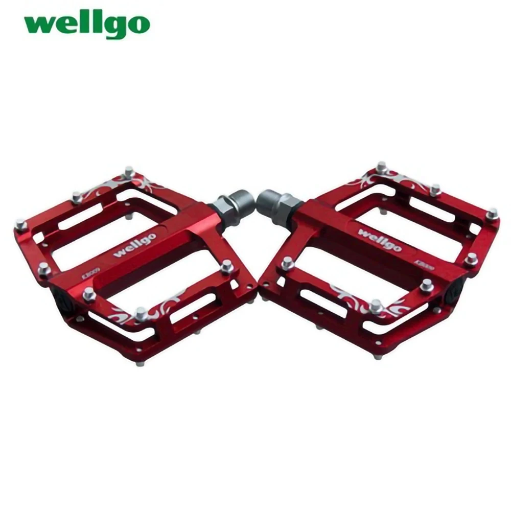 Wellgo Kb009 Road BMX Mountain Bicycle Pedals Ultralight Aluminum AlloyBike Pedal MTB Parts Bicycle Accessories